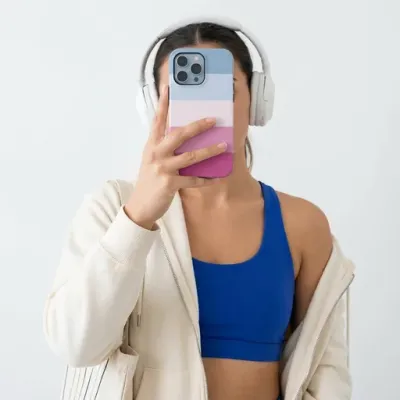 Color Stripes Design iPhone Case