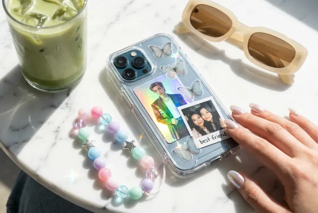 Hyper-personalized clear phone case